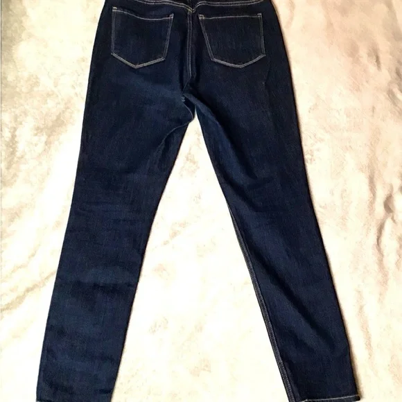 Old Navy Women's Dark Blue Jeans High Rise Wow Super Skinny Size US8 - Picture 3 of 14